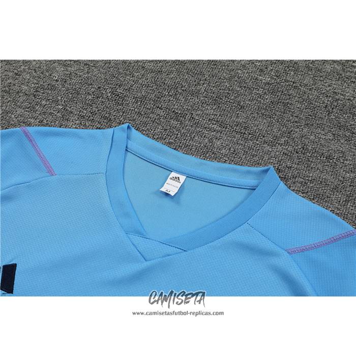 Chandal del Argentina 2023-2024 Manga Corta Azul Oscuro - Pantalon Corto
